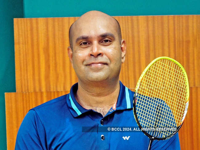 Daily dose of badminton and meditation helps Harshad Naik​ stay in shape.