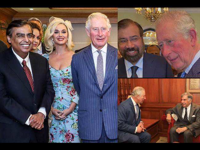 Bigwigs of India Inc and Katy Perry celebrate Prince Charles's 71st birthday in Mumbai.