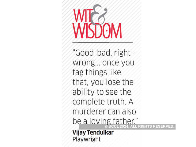 Quote by Vijay Tendulkar