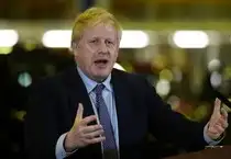 Britain's PM Johnson visits an electric car plant in Warwickshire