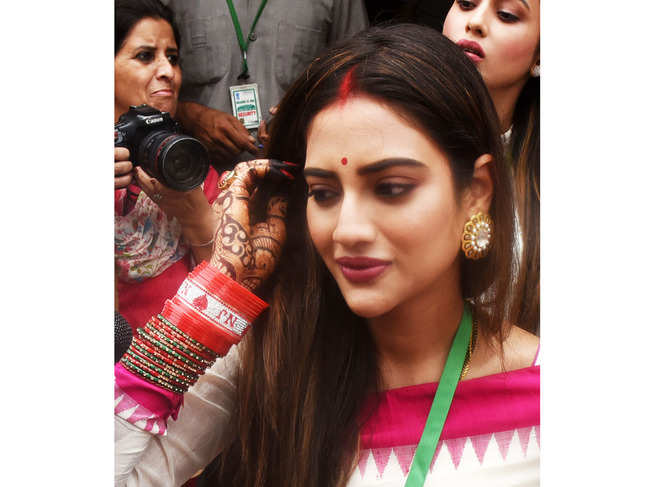 Nusrat Jahan, who underwent treatment at the ICU, was elected from the Basirhat Lok Sabha seat this year.