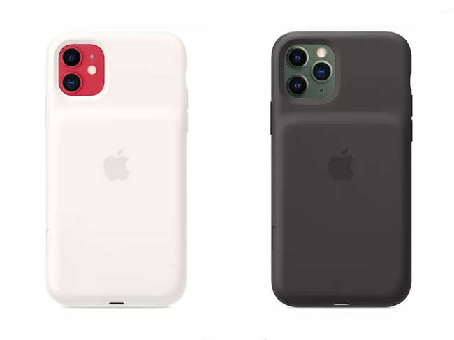 The new battery cases feature a larger camera cutout to accommodate the protrusion that houses the new cameras.