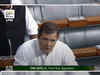 Maha govt formation: Rahul speaks briefly in LS, accuses govt of 'murdering' democracy