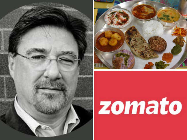 Tom Nichols (left) called Indian food 'terrible' in a tweet and food delivery giant Zomato gave a fitting reply.
