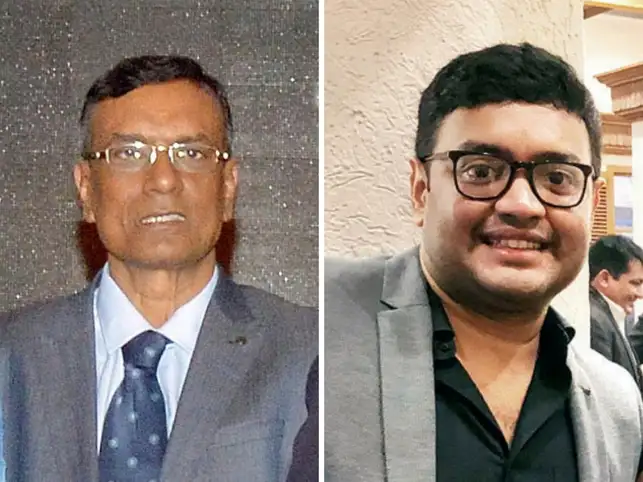 Sriharsha Majety (L) said that Bandhan Bank's story was amazing. In pic: (Chandra Shekhar Ghosh (R), Managing Director of Bandhan Bank)