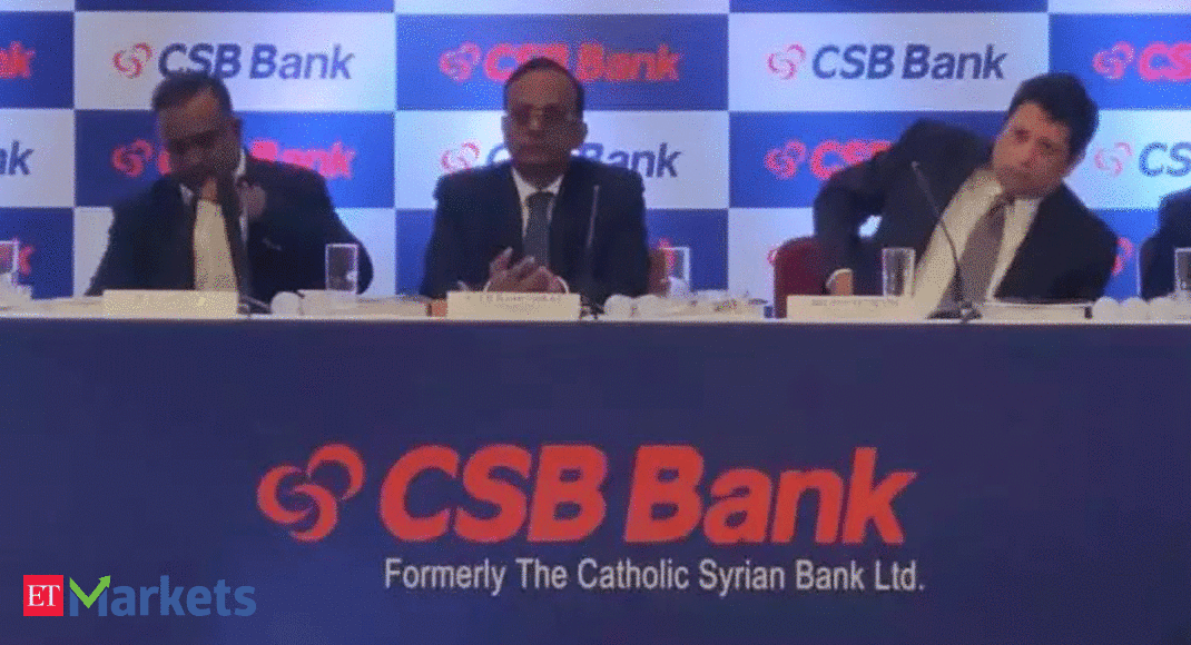 Csb Bank Ipo Csb Bank To List On Bourses On Wednesday