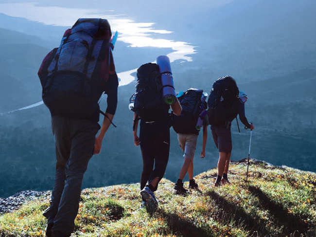 ​A sunrise or sunset hike is perfect to enjoy the rustic outdoors​.