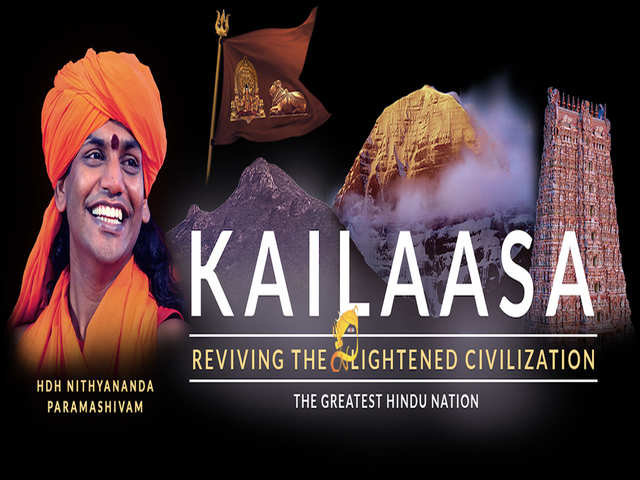 On the run, Fugitive godman Nithyananda has his 'own country' now -  ​Sovereign nation of Kailaasa | The Economic Times