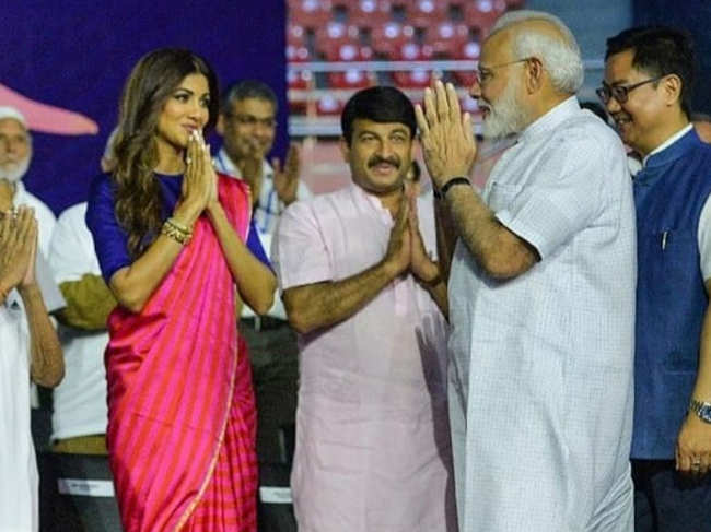 Shilpa Shetty (left) tagged PM Modi (right) on her Instagram post, urging him to formulate stricter laws.