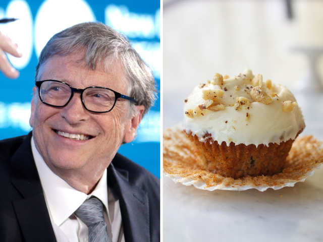 Bill Gates: Soft Carrot Cupcake