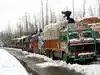 Stranded trucks