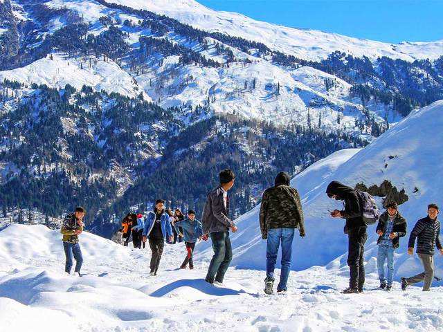 ​Snowfall in Manali