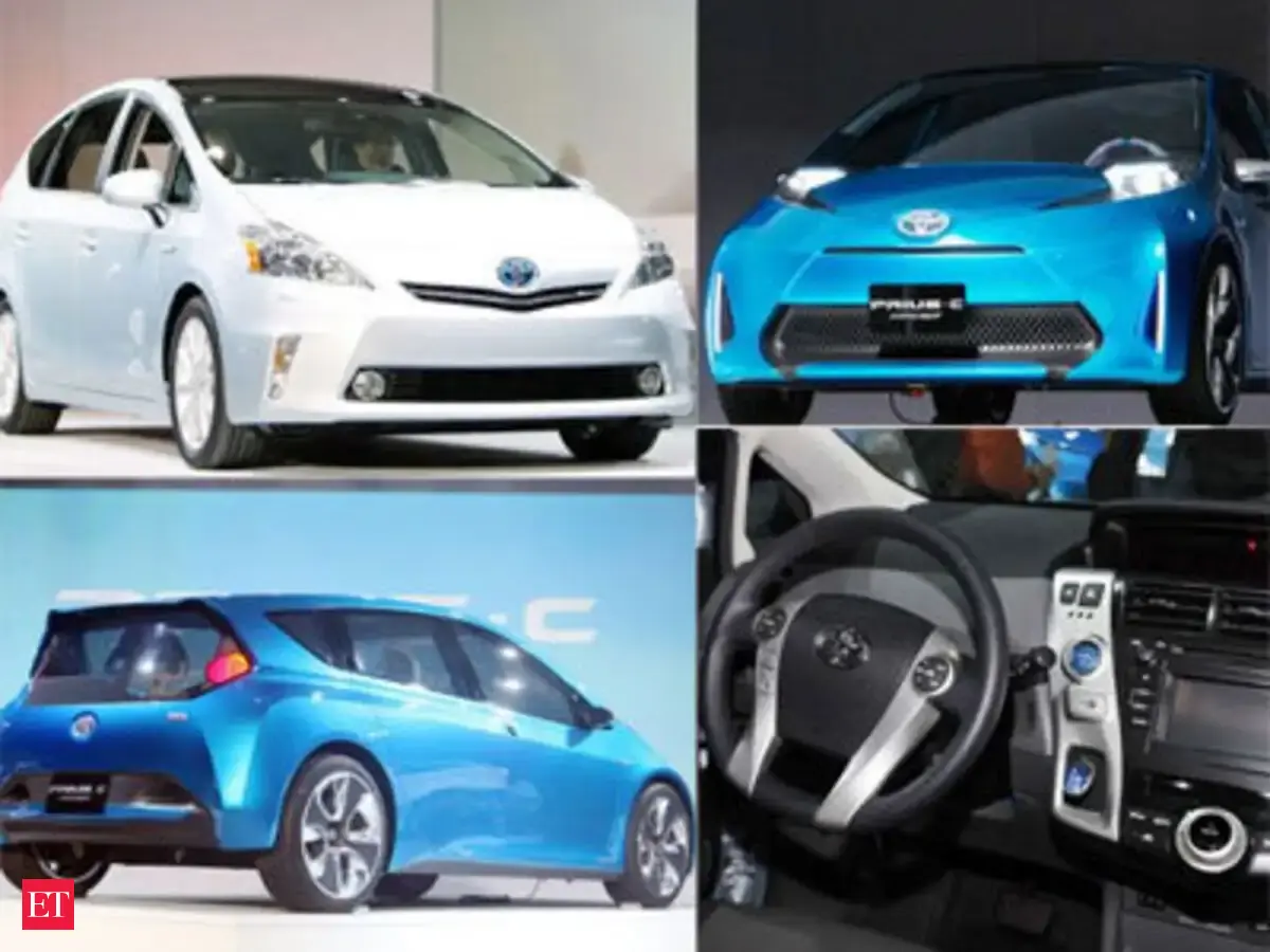 Toyota unveils 2 new Prius hybrid - | The Economic Times