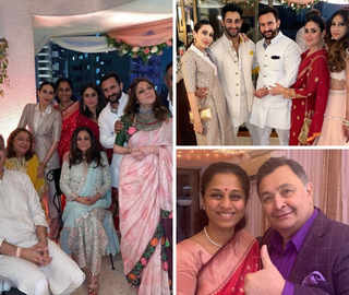 Supriya Sule, Tina Ambani join Kapoor 'khaandan' at Armaan Jain's roka
