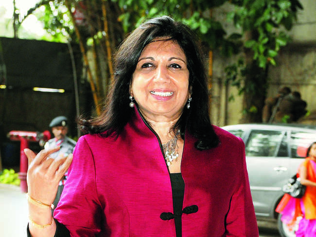 Kiran Mazumdar-Shaw has been credited with breaking a glass ceiling or two in her journey as an entrepreneur and the force behind Biocon.