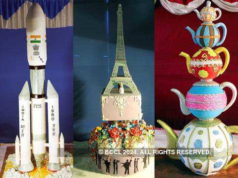 Bangalore Cake Show: 4000 kg church to electric car and joystick,  out-of-the-box cake models on display | Bengaluru News, Times Now