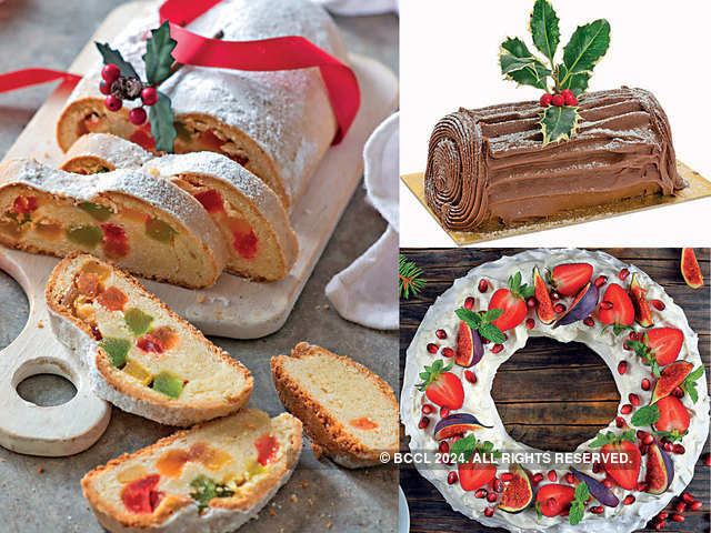 Variety of desserts for Christmas