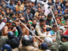 Over 100 detained during protest outside UP Bhawan against 'police atrocities'