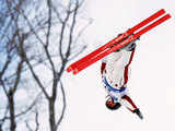 World Cup Freestyle ski competition at Mont Gabriel in Quebec