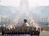 Rehearsal for the Republic Day parade