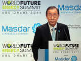 Ban Ki-moon during World Future Energy summit 