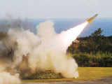 US-made Hawk surface-to-air missile is launched