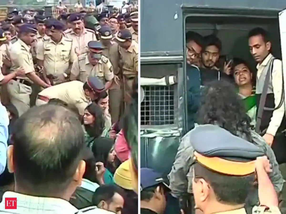JNU violence: Protesters shifted from Gateway to Azad Maidan - The ...