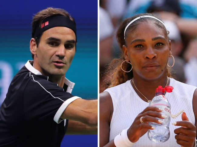 Roger Federer, Serena Williams and Rafael Nadal will headline an exhibition match ahead of the Australian Open to raise money for bushfire relief. (In pic from left: Roger Federer, Serena Williams)