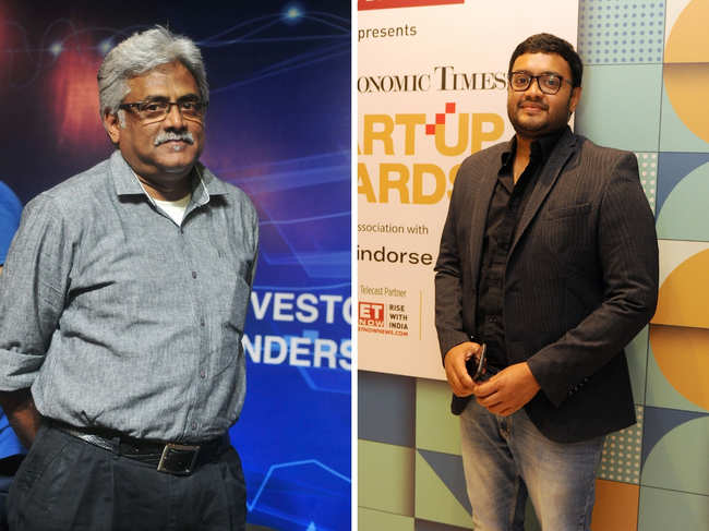 At the sidelines of a recent event, Menon (left) shared an anecdote to explain how the two friends (Sriharsha Majety, right) bounce ideas off each other.