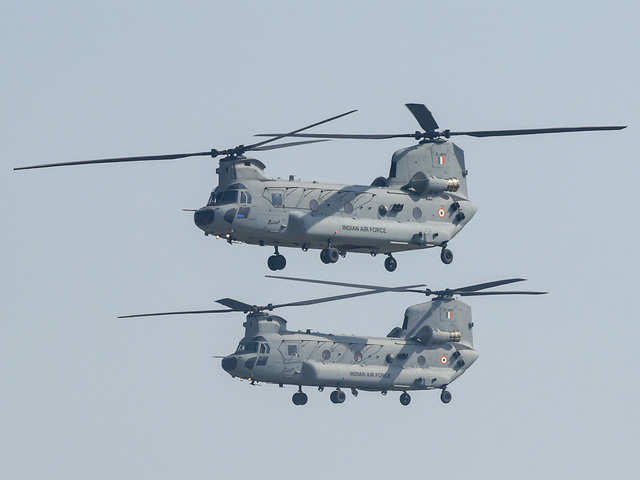 Chinook makes a debut in R-day