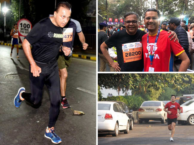 From (L-R, clockwise): Despite the optimism and a heavy turnout from corporate bigwigs like Anil Ambani, Tata Sons Chairman N Chandrasekaran, TCS CEO Rajesh Gopinathan and Indiabulls Housing Finance MD Gagan Banga at the running event, these sudden health casualties left a bitter taste in the mouth.