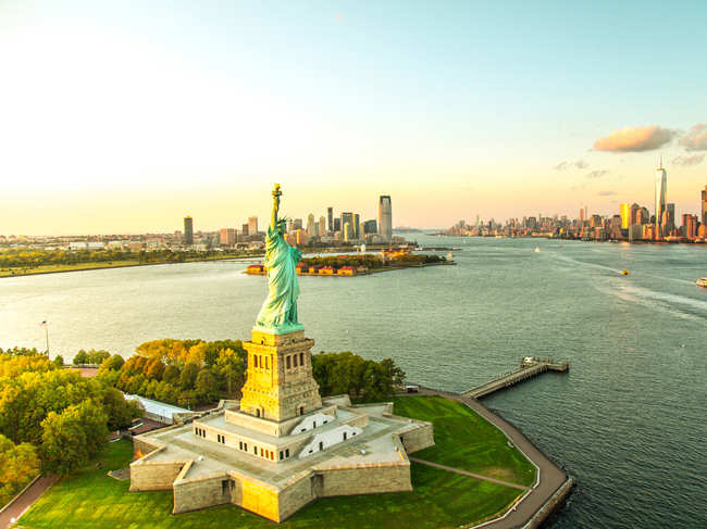 When in USA, visit the Statue of Liberty.