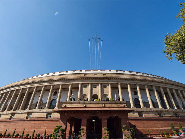 ​Aircrafts flypast the Parliament House