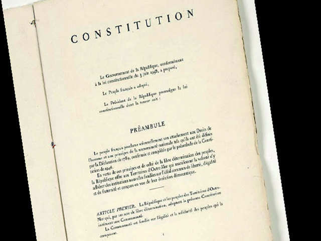 France - World's oldest and most illustrious founding documents | The  Economic Times