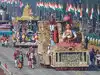 Floats along Rajpath