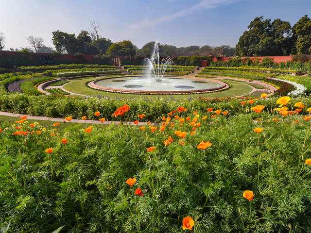 Delhi Mughal Garden To Open Doors Soon As Fresh Flowers Bloom
