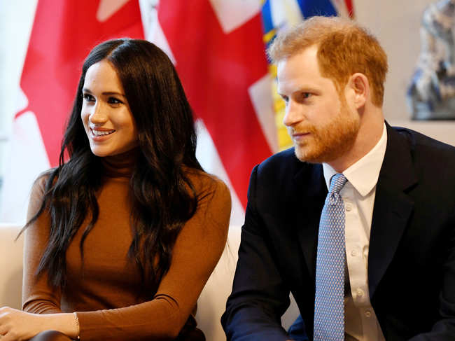 ​The dispute began last year when Prince Harry (R) posted a photo that the paper claimed intentionally misled his 11.1 million followers. (Meghan Markle on the left)​