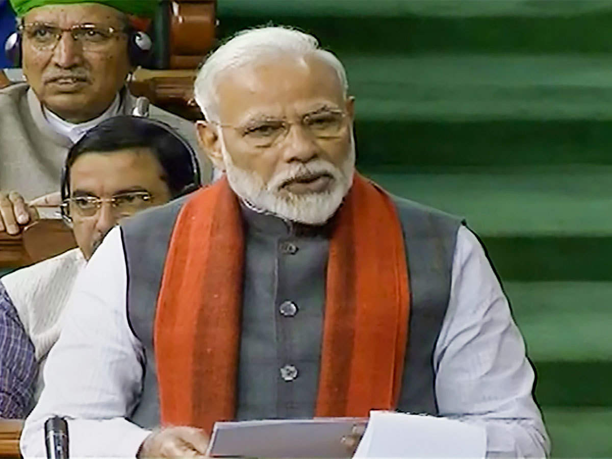 Pm Modi Speech Highlights Opposition Opposing Npr For Petty Votebank Politics The Economic Times