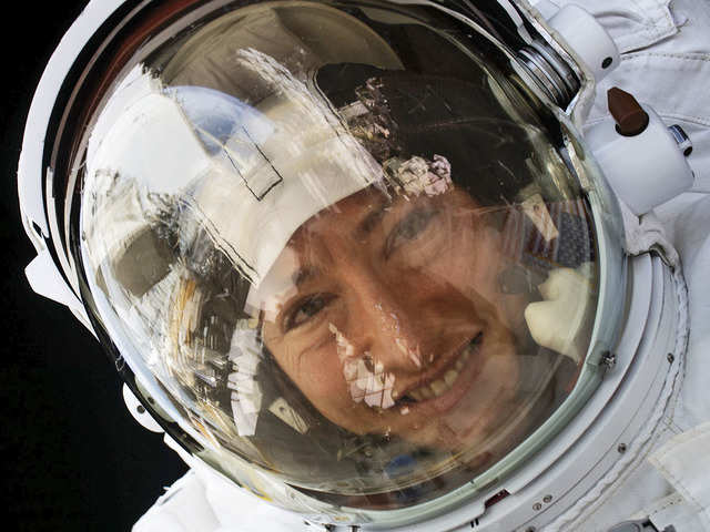 Longest stay in space by a woman