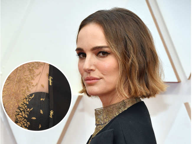 Natalie Portman wanted to recognise the women who were not recognised for their incredible work this year in her subtle way.