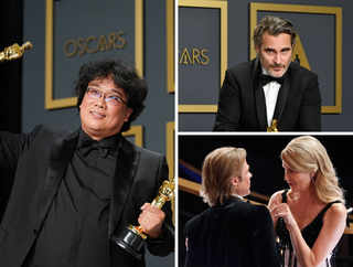 Bong Joon-ho's historic Oscar debut; Brad and Laura join list of acting Academy winners, and Phoenix rises