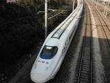 China Railway High-speed (CRH) train runs in Shanghai