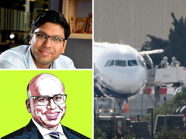 ​Bansal (top L) is taking lessons from Choksi; A senior executive at a Bengaluru headquartered IT firm that has recently been in the news had a bit of a coughing spell while flying back from Australia and transiting through Singapore’s Changi airport. ​