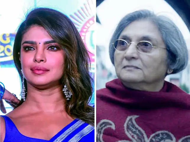 Priyanka Chopra (L) will produce Ma Anand Sheela's movie through her Purple Pebble Pictures.