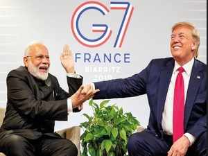 Trump Modi G7