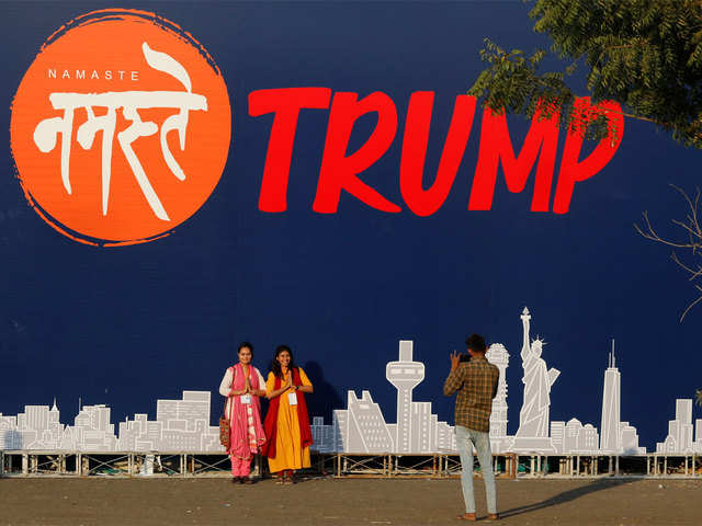 'Namaste Trump' event
