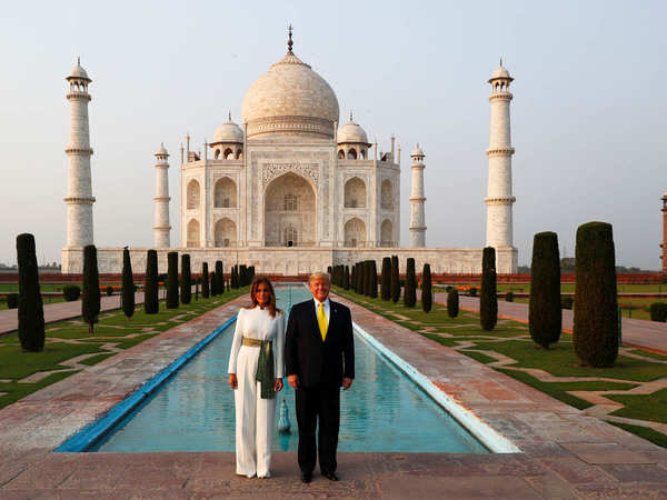 Image result for donald trump in india 2020