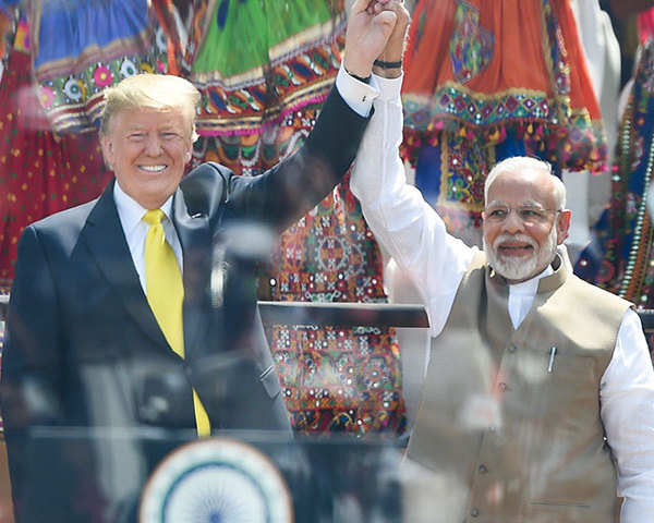 namaste trump: Namaste Trump: PM Modi extols US-India strategic ...