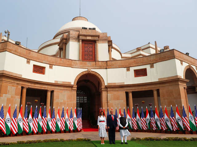 Trump at Hyderabad House