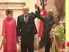 Donald Trump, Melania Trump arrive at Rashtrapati Bhavan for state banquet
